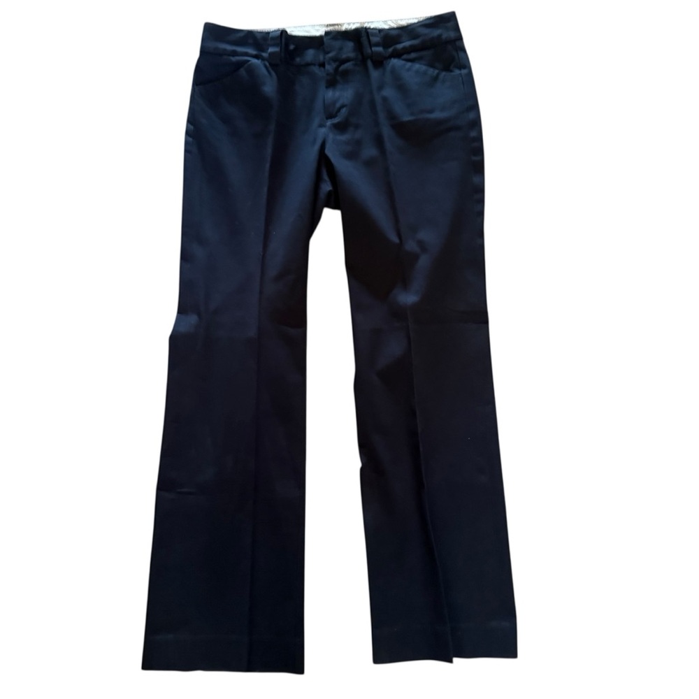 Gap Black Cotton Bootcut Stretch Flare Curvy Trouser Career Office Pants 12 - Picture 1 of 4